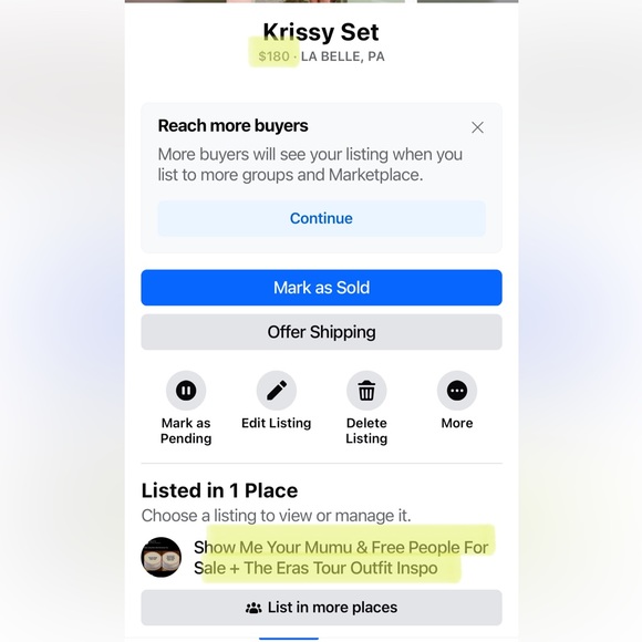 SOLD Krissy Set - Show me your Mumu - Picture 4 of 5